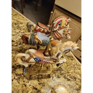 Lot Of 3 Carousel Horses